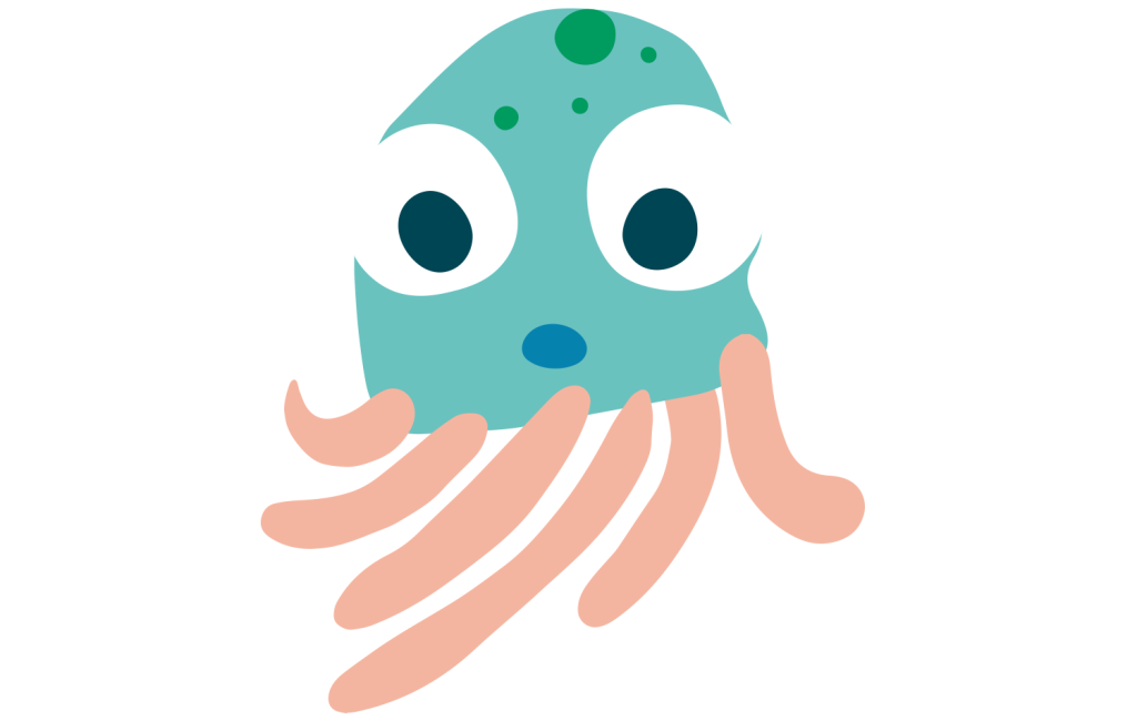 Swim school Eastern Suburbs Sydney Octopus Illustration