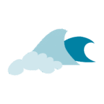 Toddler swim school Kingsford Wave Illustration